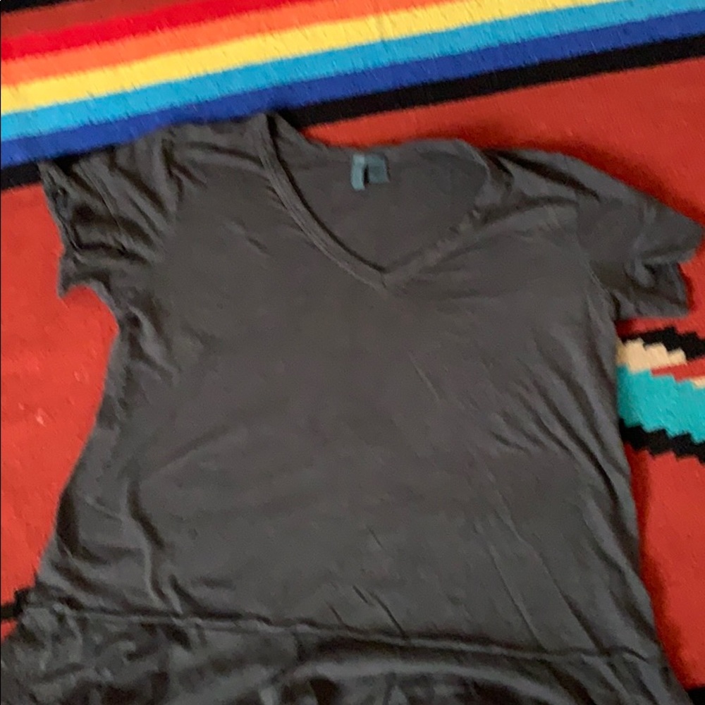 T-shirt with interesting drop waist detail